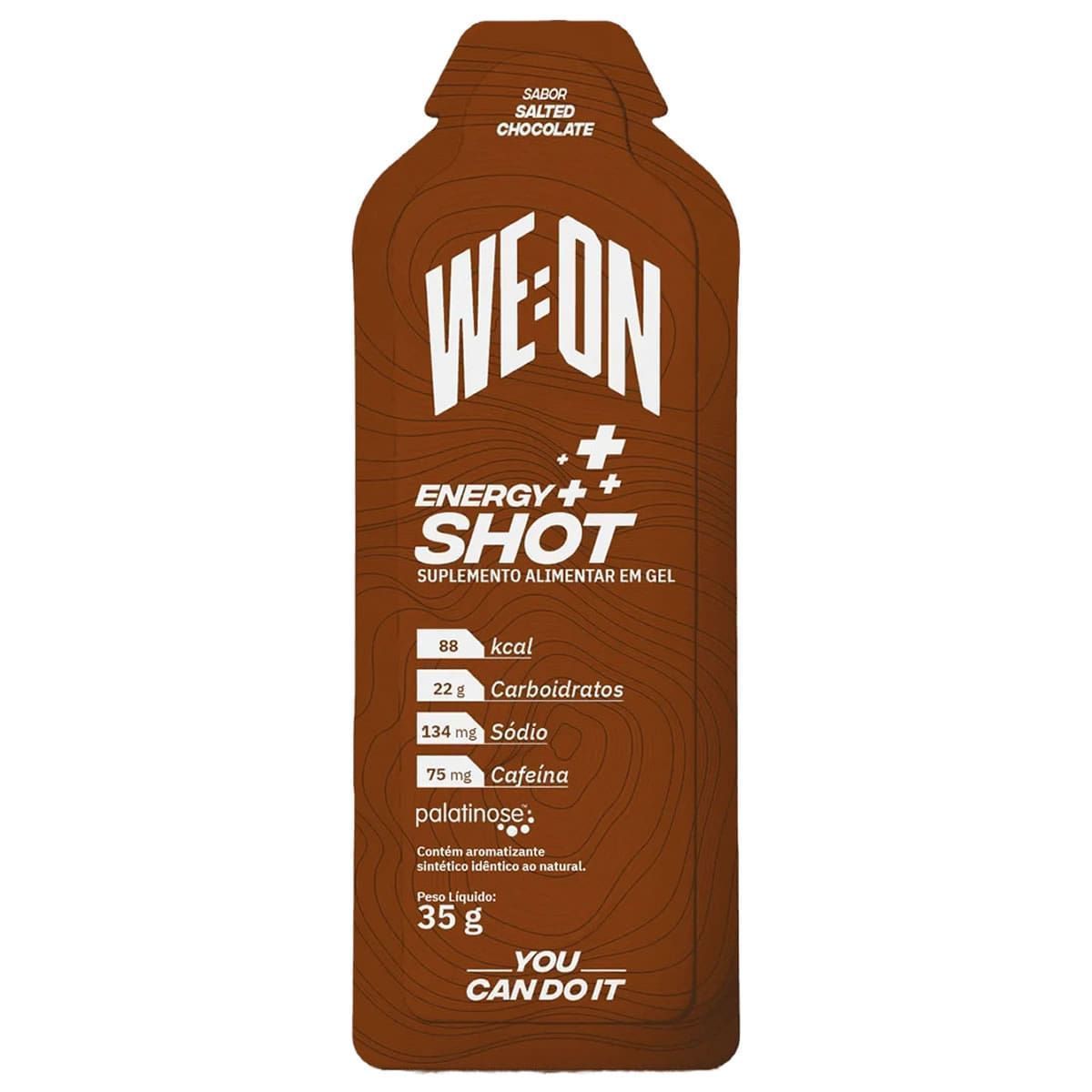 Energy+ Shot Gel - 1 Sach� 35g Salted Chocolate - WE:ON*** Data Venc. 26/04/2024