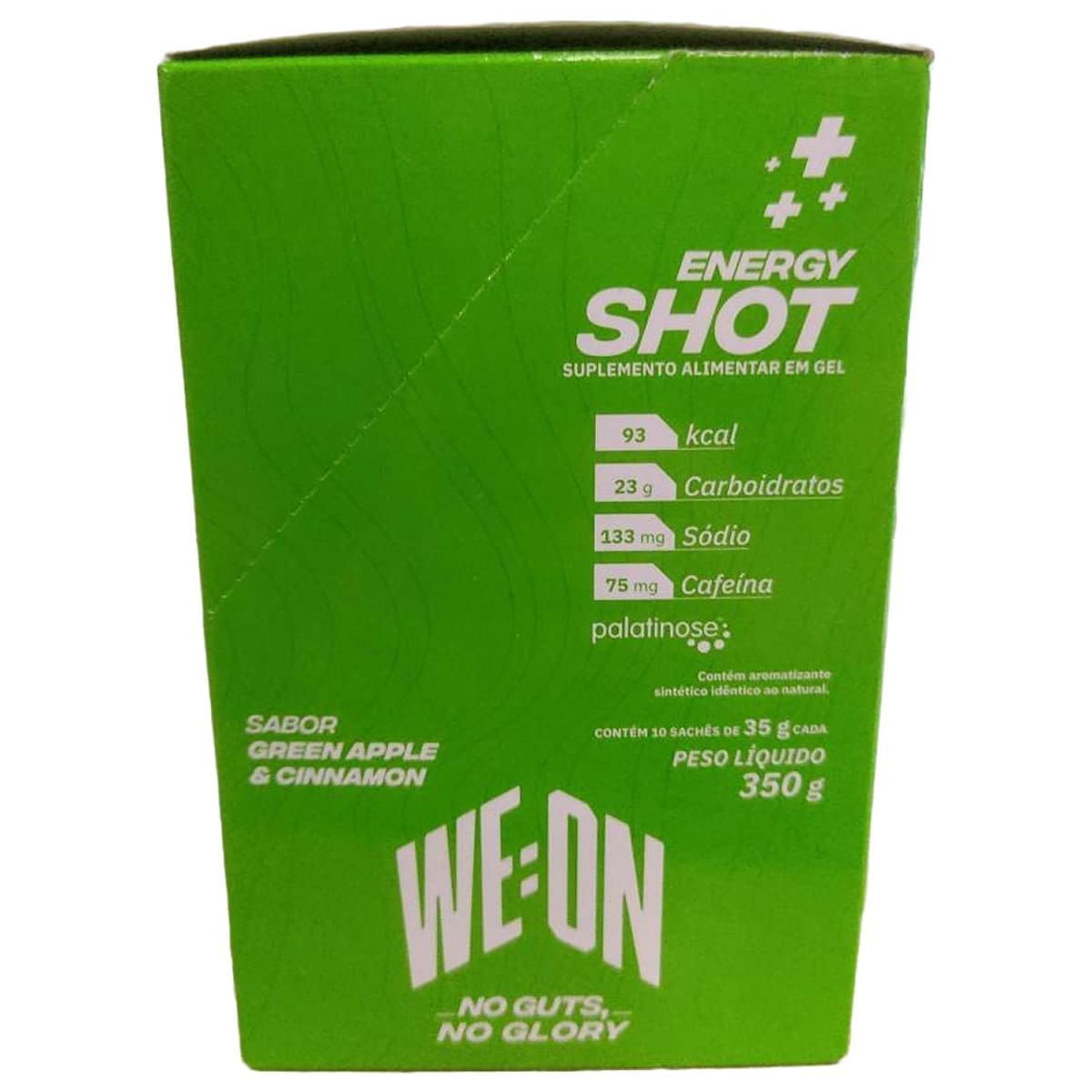 Energy+ Shot Gel - 10 Sach�s 35g Green Apple & Cinnamon - WE:ON