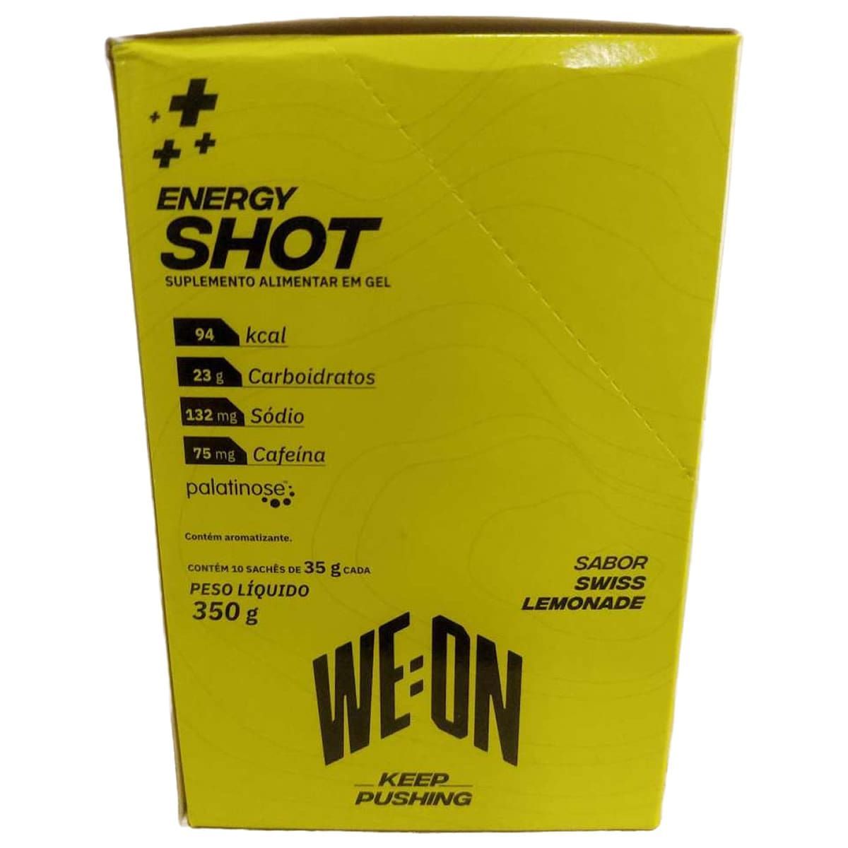 Energy+ Shot Gel - 10 Sach�s 35g Swiss Lemonade - WE:ON