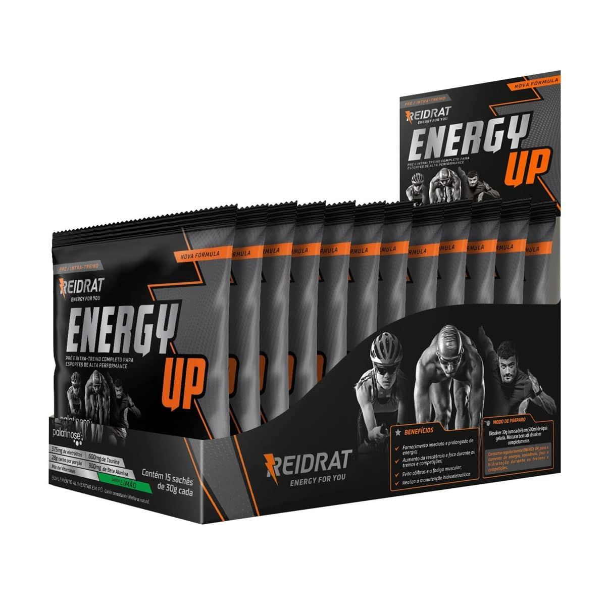 Energy Up - 15 Sach�s 30g Lim�o - Reidrat