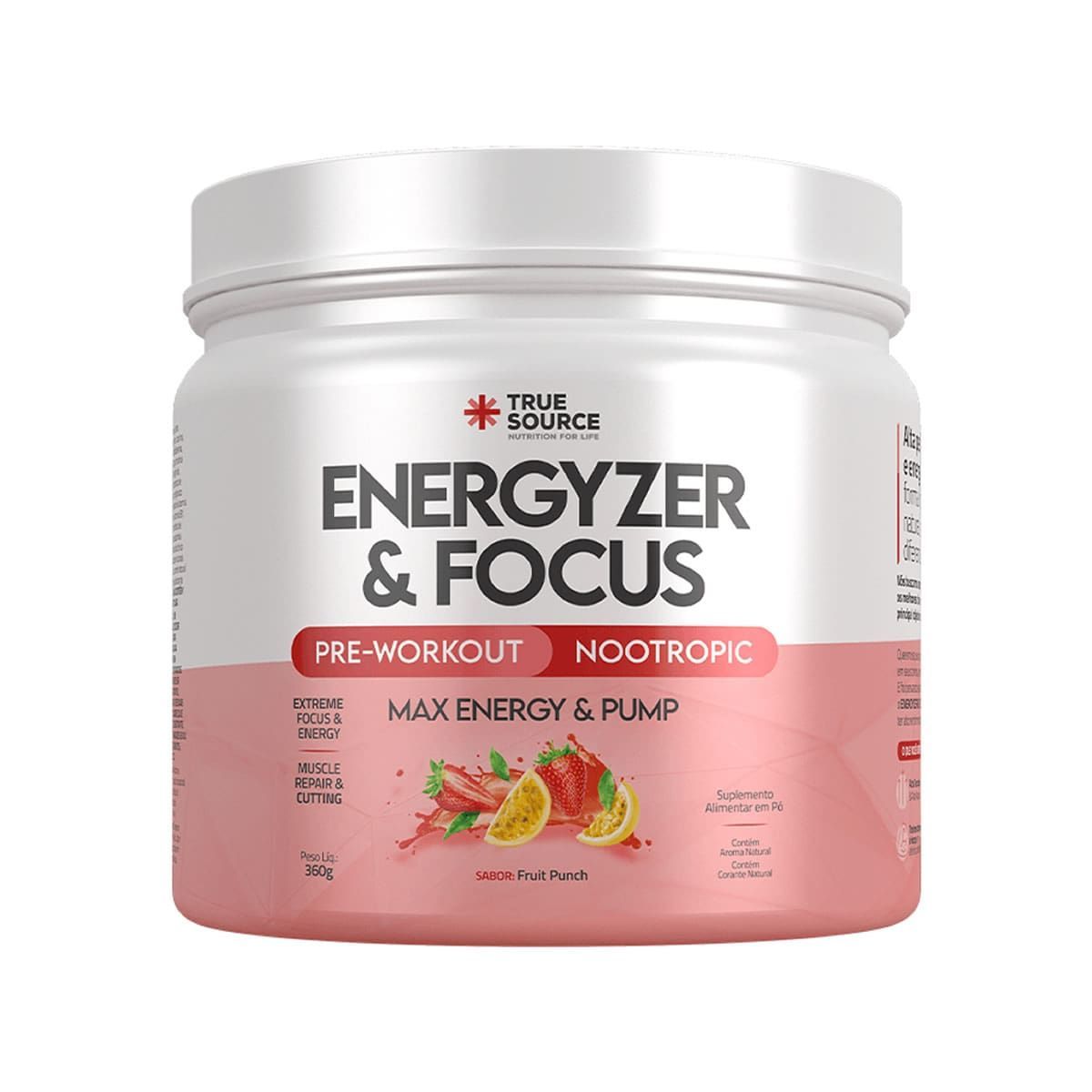 Energyzer & Focus - 450g Fruit Punch - True Source