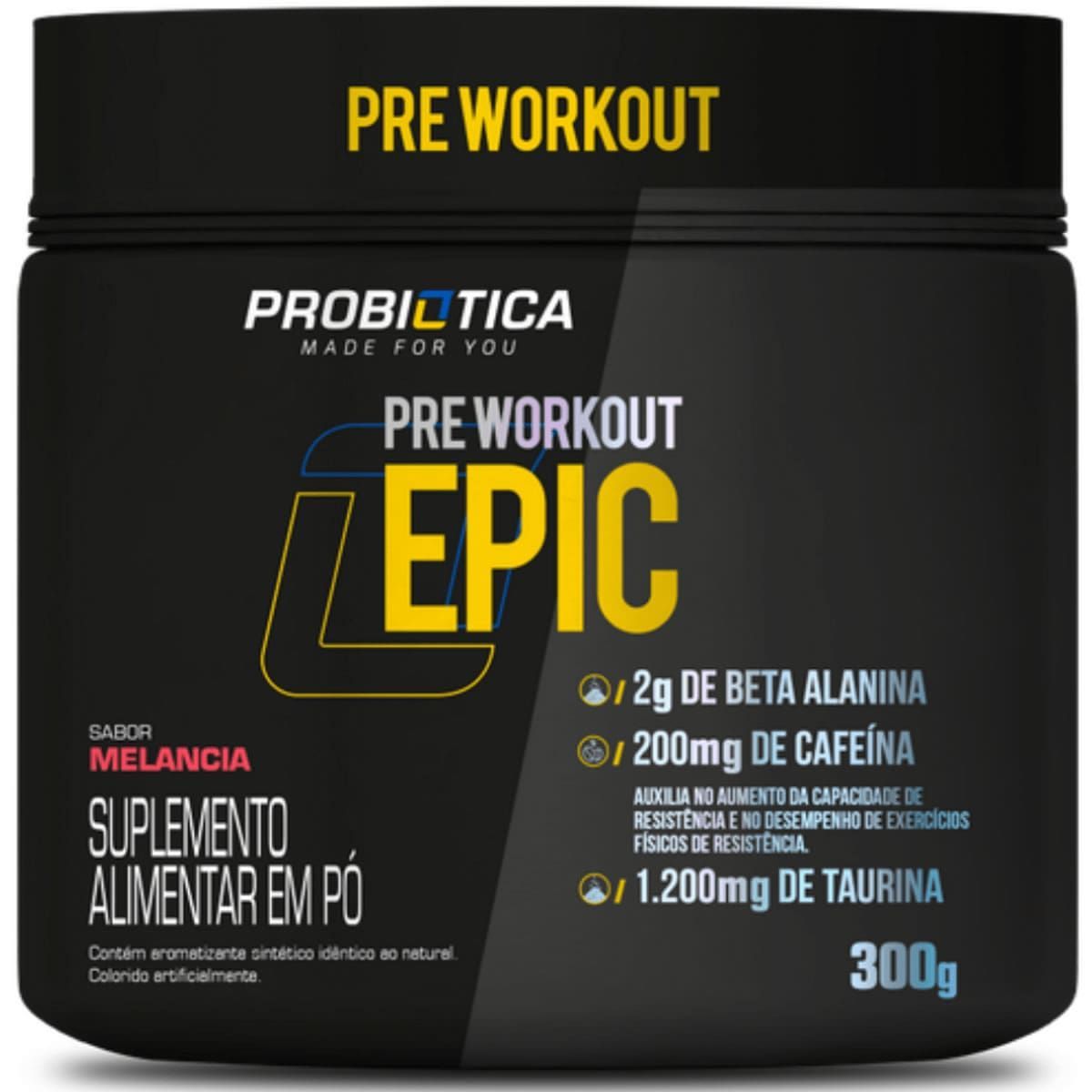 Epic Pr� Workout - 300g Melancia - Probi�tica*** Data Venc. 11/09/2025
