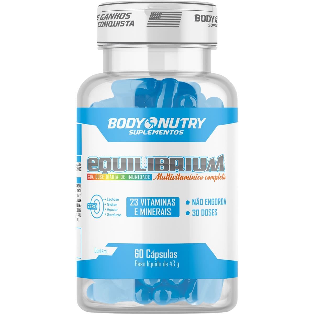 Equilibrium Multivit - 60 C�psulas - Body Nutry