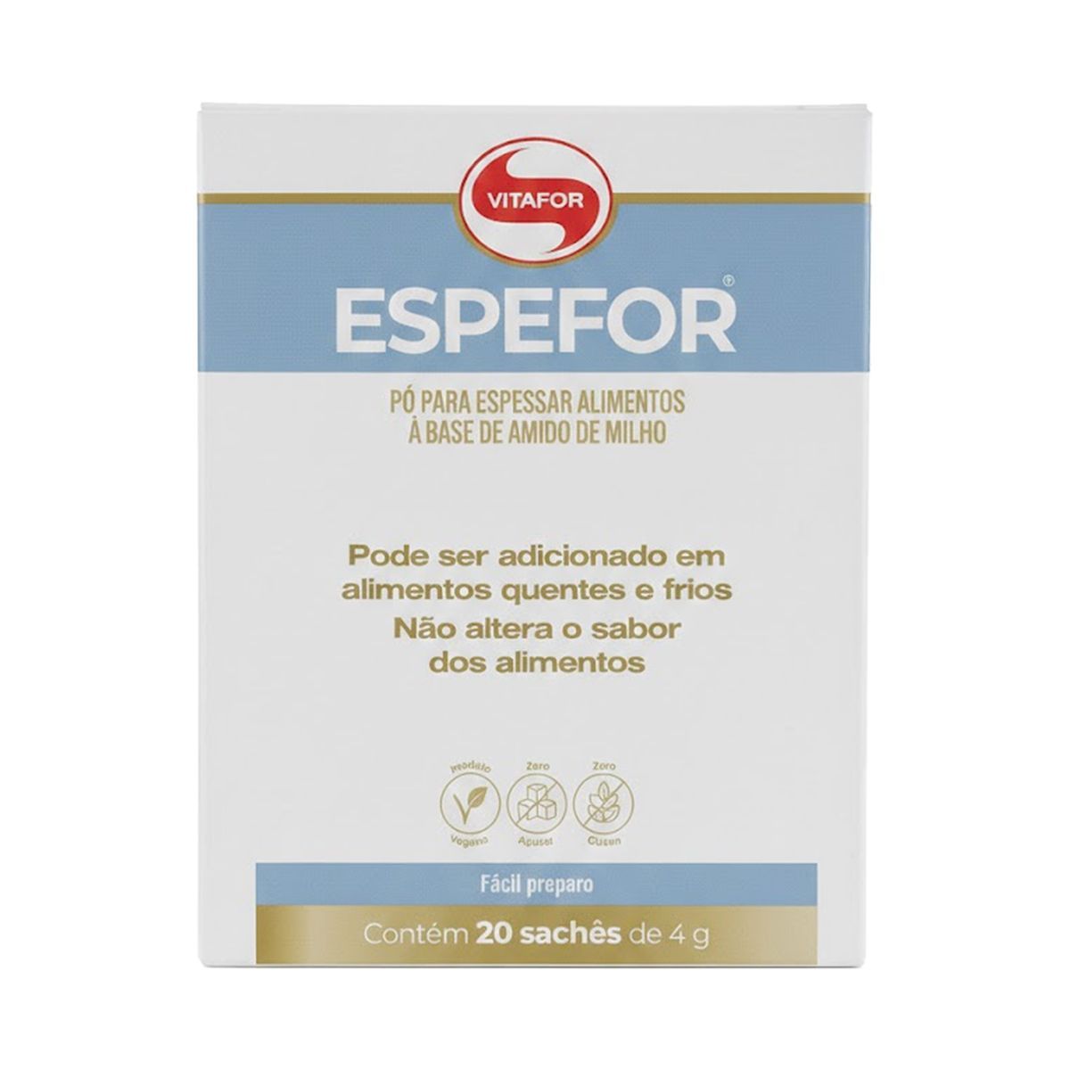 Espefor - 20 Sach�s 4g Sem Sabor - Vitafor
