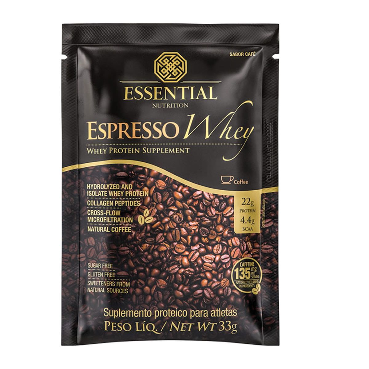 Espresso Whey - 1 Sach� 33g Caf� - Essential Nutrition