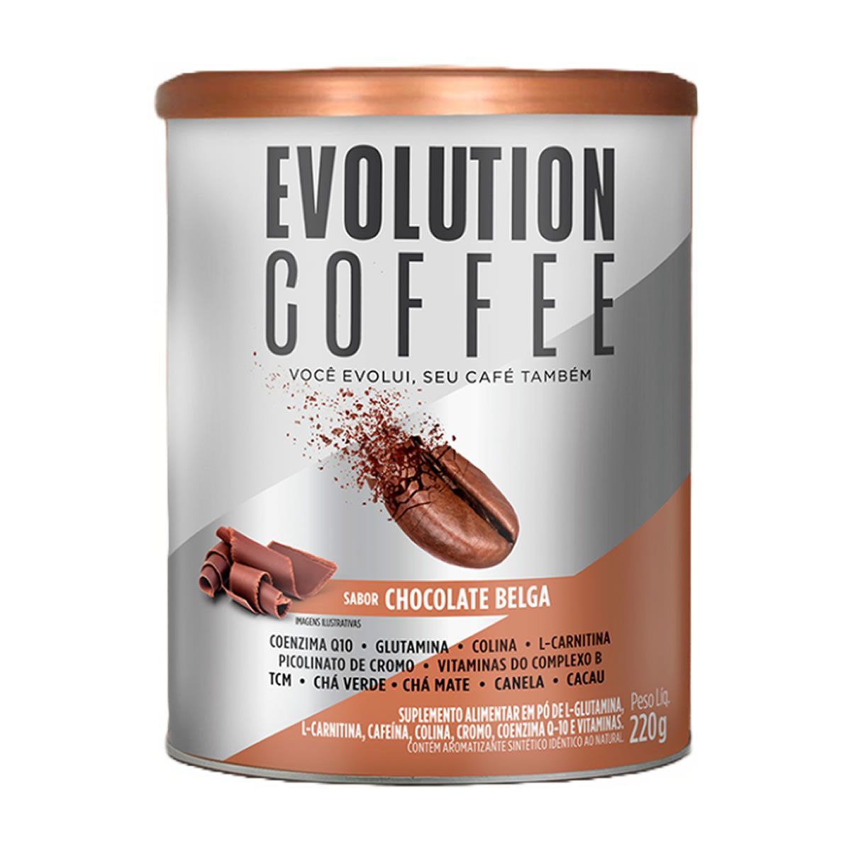 Evolution Coffee - 220g  Chocolate Belga - Desinch�