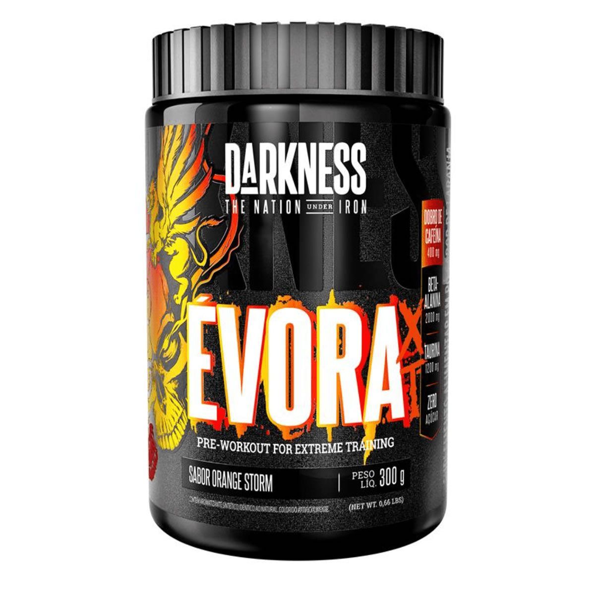 �vora Pr�-Workout - 300g Orange Storm - Integral M�dica