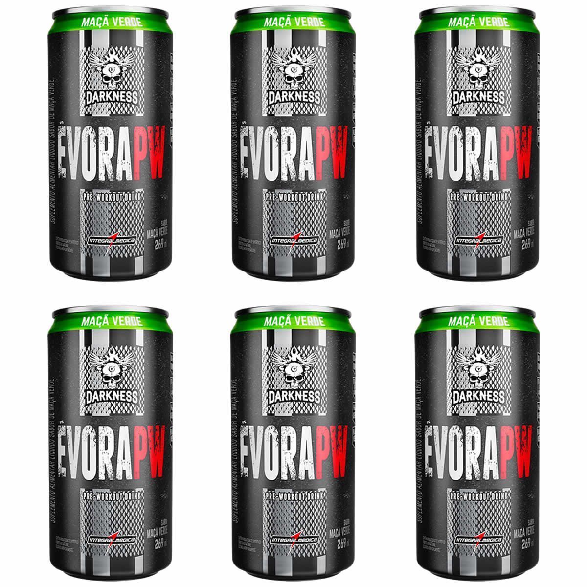 �vora PW Drink Energ�tico - 6 Unidades 269ml Ma�� Verde - IntegralM�dica