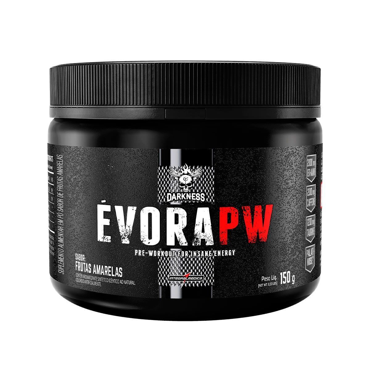 �vora PW Insane Energy - 150g Frutas Amarelas - IntegralM�dica*** Data Venc. 30/09/2023