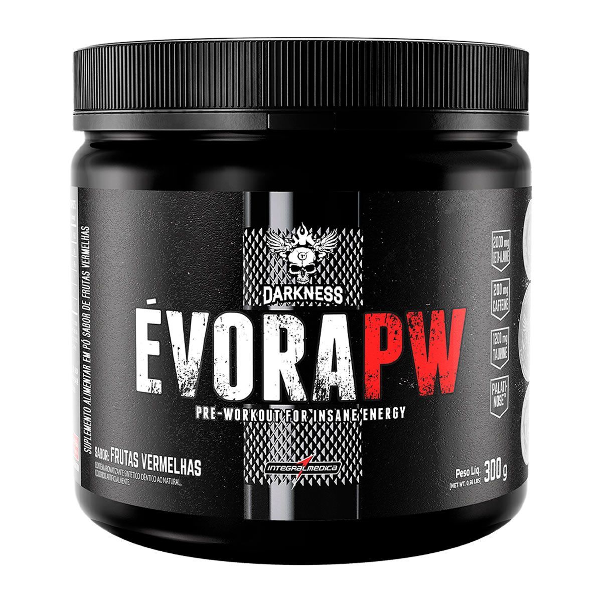 �vora PW Insane Energy - 300g Frutas Vermelhas - IntegralM�dica