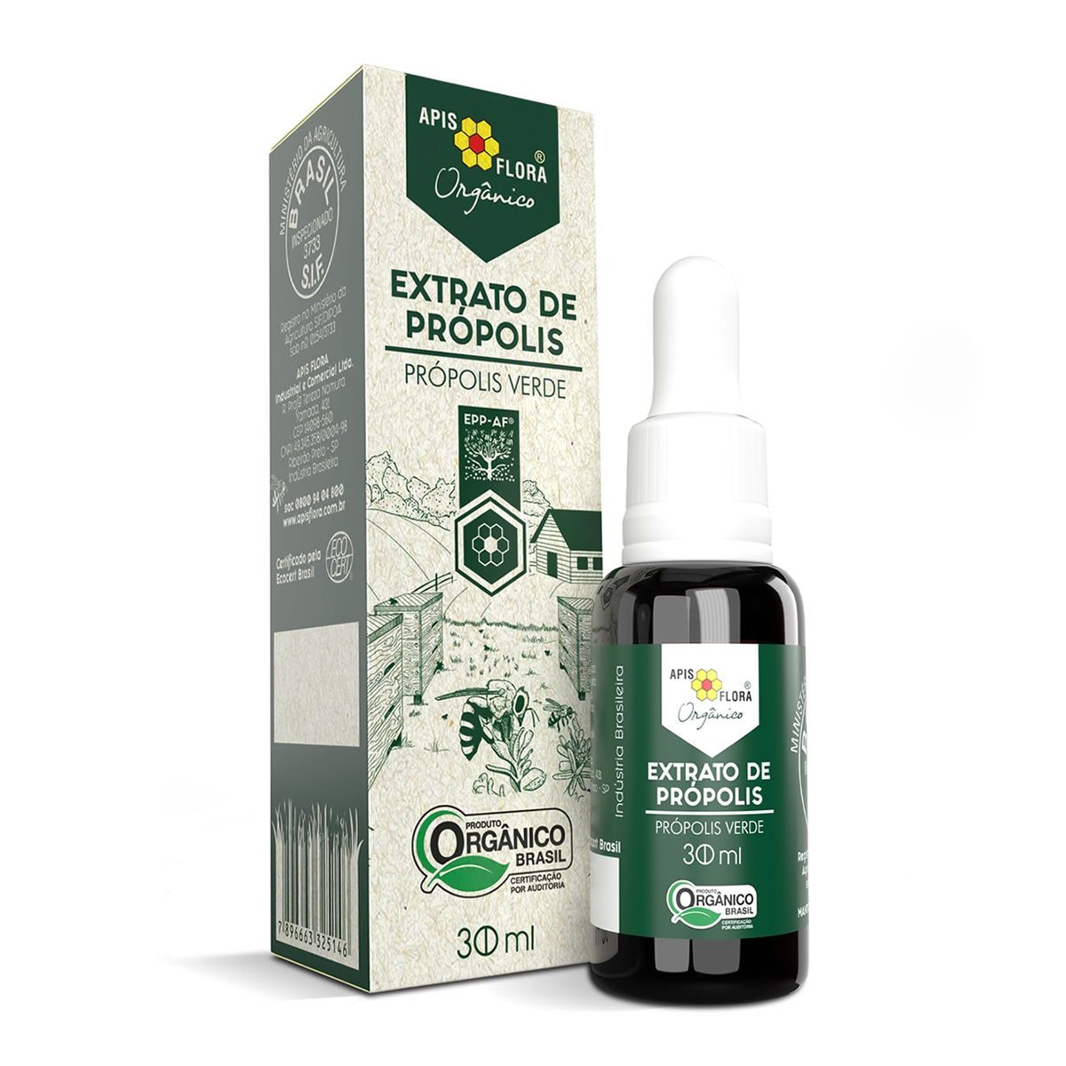 Extrato de Propolis Verde - 30ml Org�nico - Apis Flora