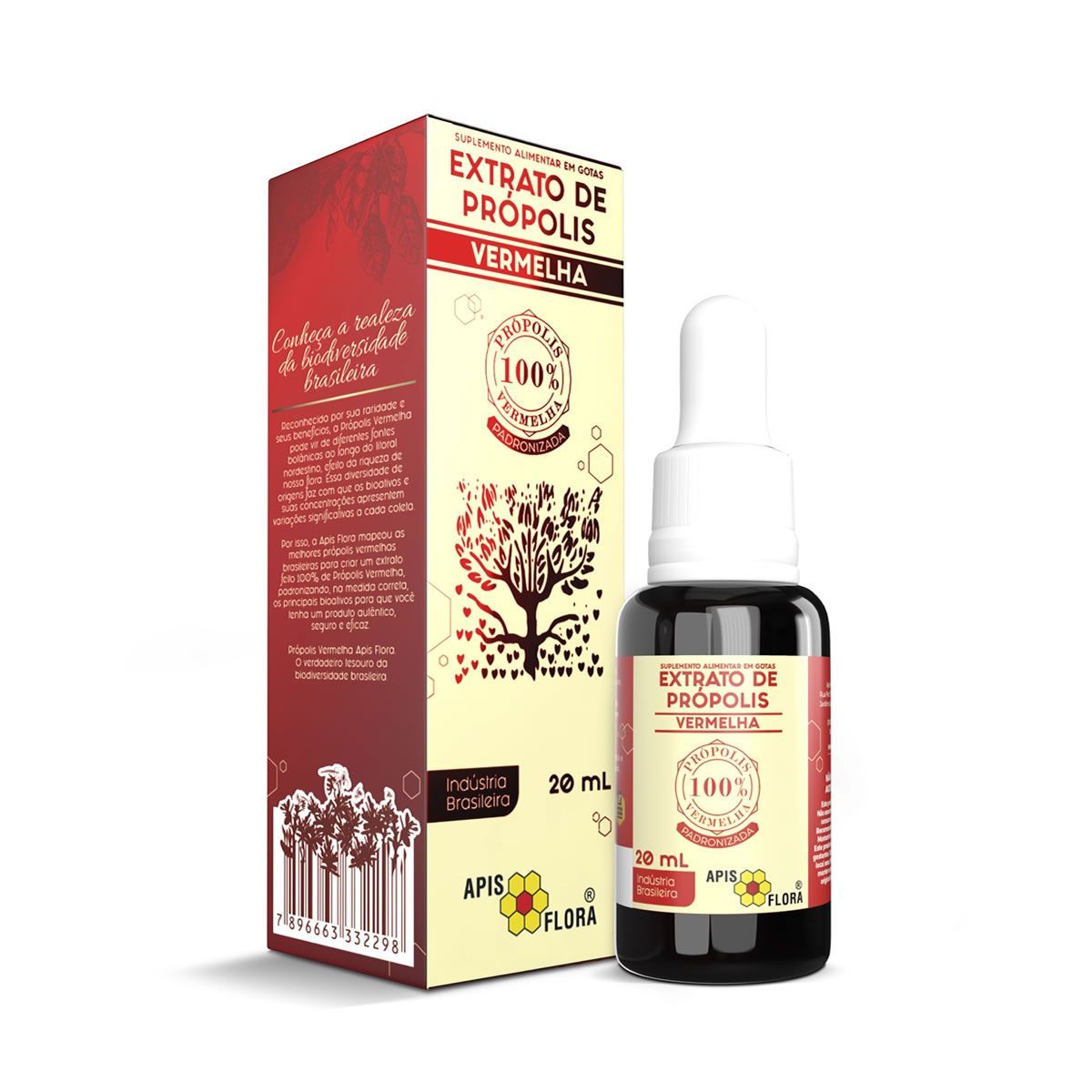 Extrato de Pr�polis Vermelha 20ml - Apis Flora