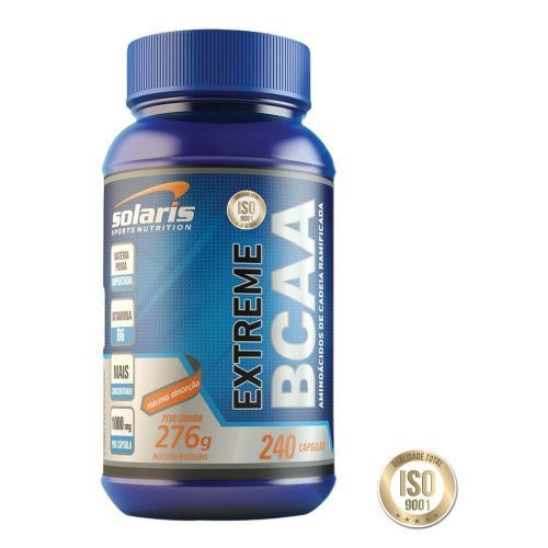 Extreme BCAA - 240 C�psulas - Solaris Nutrition