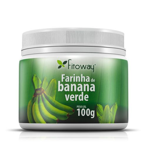 Farinha De Banana Verde - 100G - Fitoway