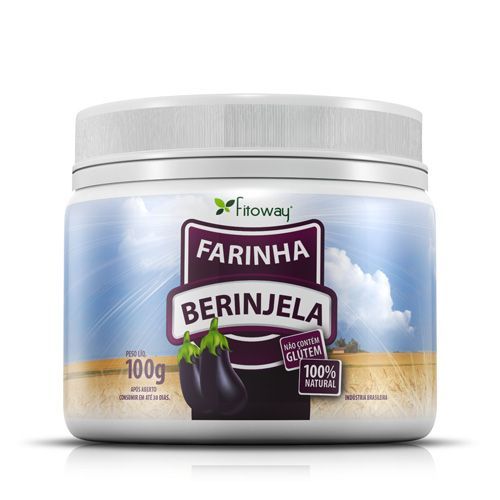 Farinha de Berinjela - 100g - Fitoway