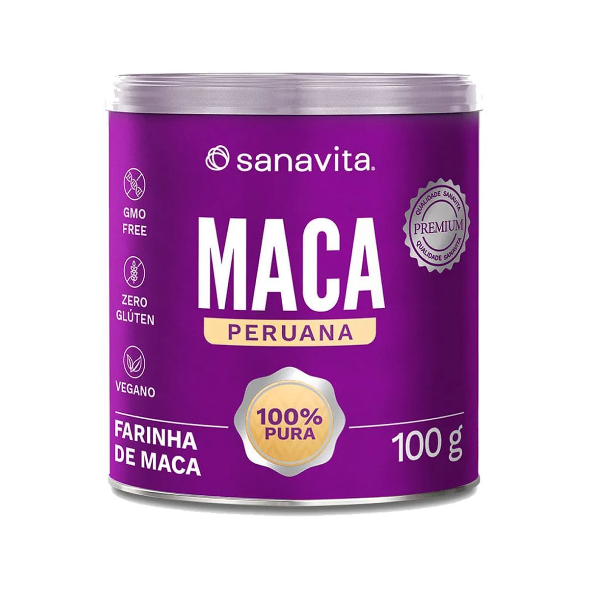 Farinha de Maca Peruana - 100g - Sanavita