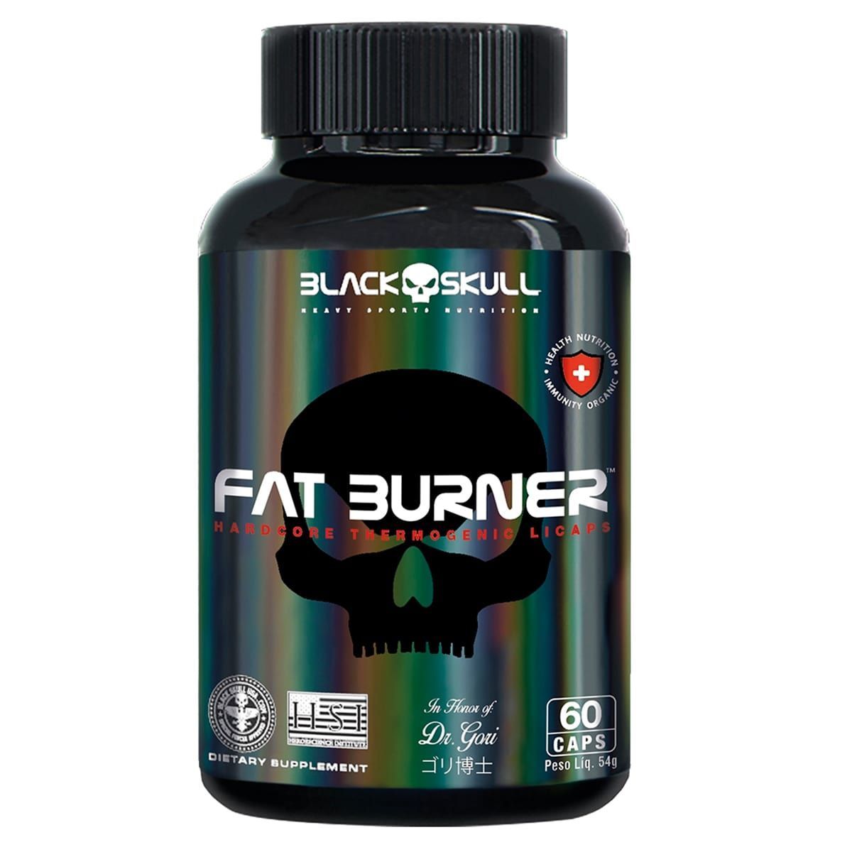 Fat Burner - 60 C�psulas - Black Skull*** Data Venc. 30/04/2024