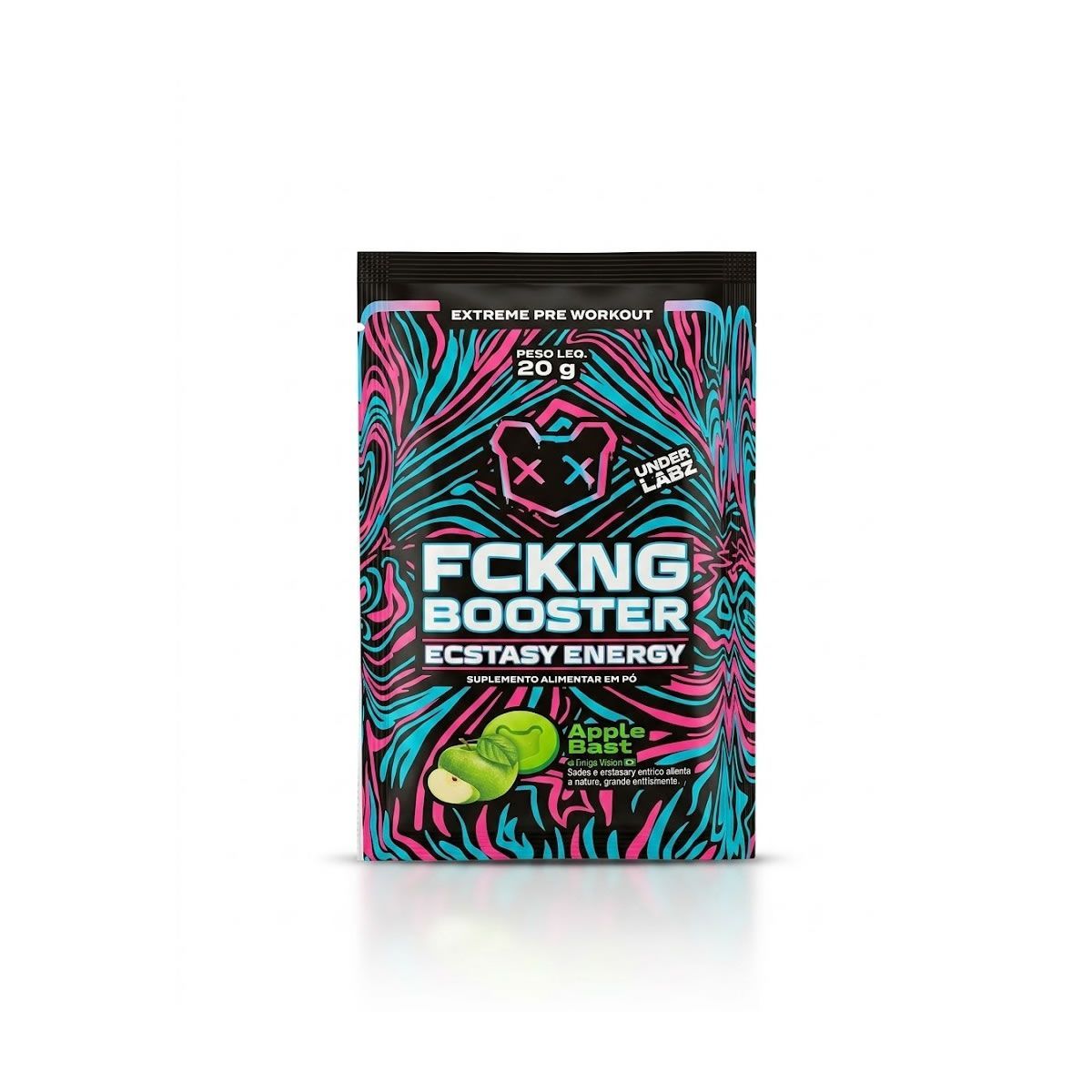 Fckng Booster - 1 Sach� 20g Apple Beat - Under Labz