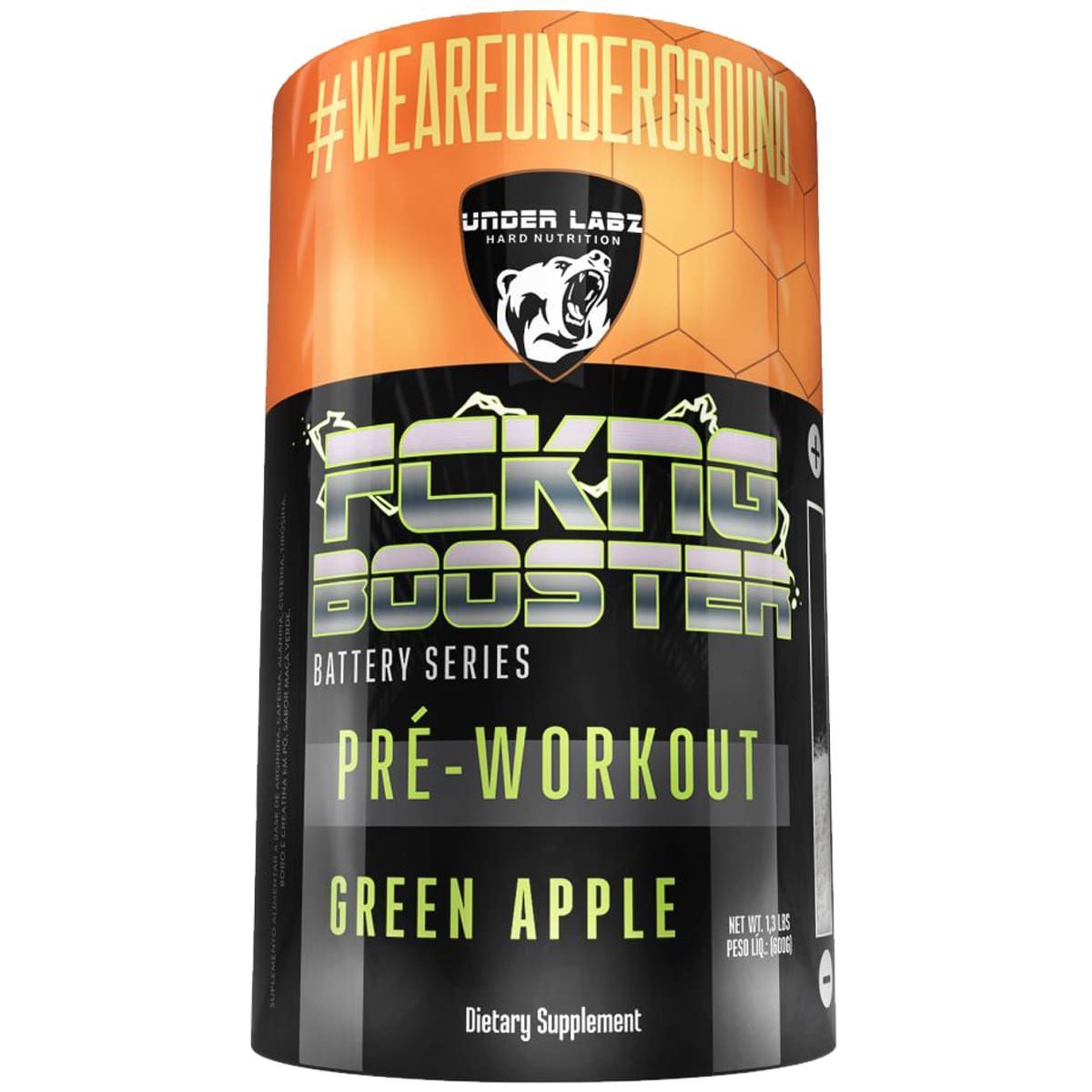 Fckng Booster - 600g Green Apple - Under Labz*** Data Venc. 30/04/2025