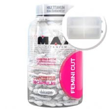 Femini Cut - 30 C�psulas + Porta C�psulas transparente - Max Titanium