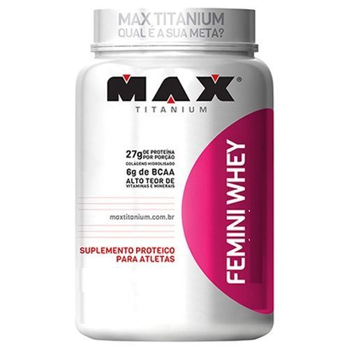 Femini Whey - 900g Baunilha - Max Titanium*** Data Venc. 20/11/2019