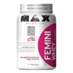 Femini Whey - 900g Morango - Max Titanium **NETSHOES