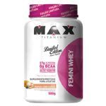Femini Whey - 900g Papaya C/ Cassis - Max Titanium
