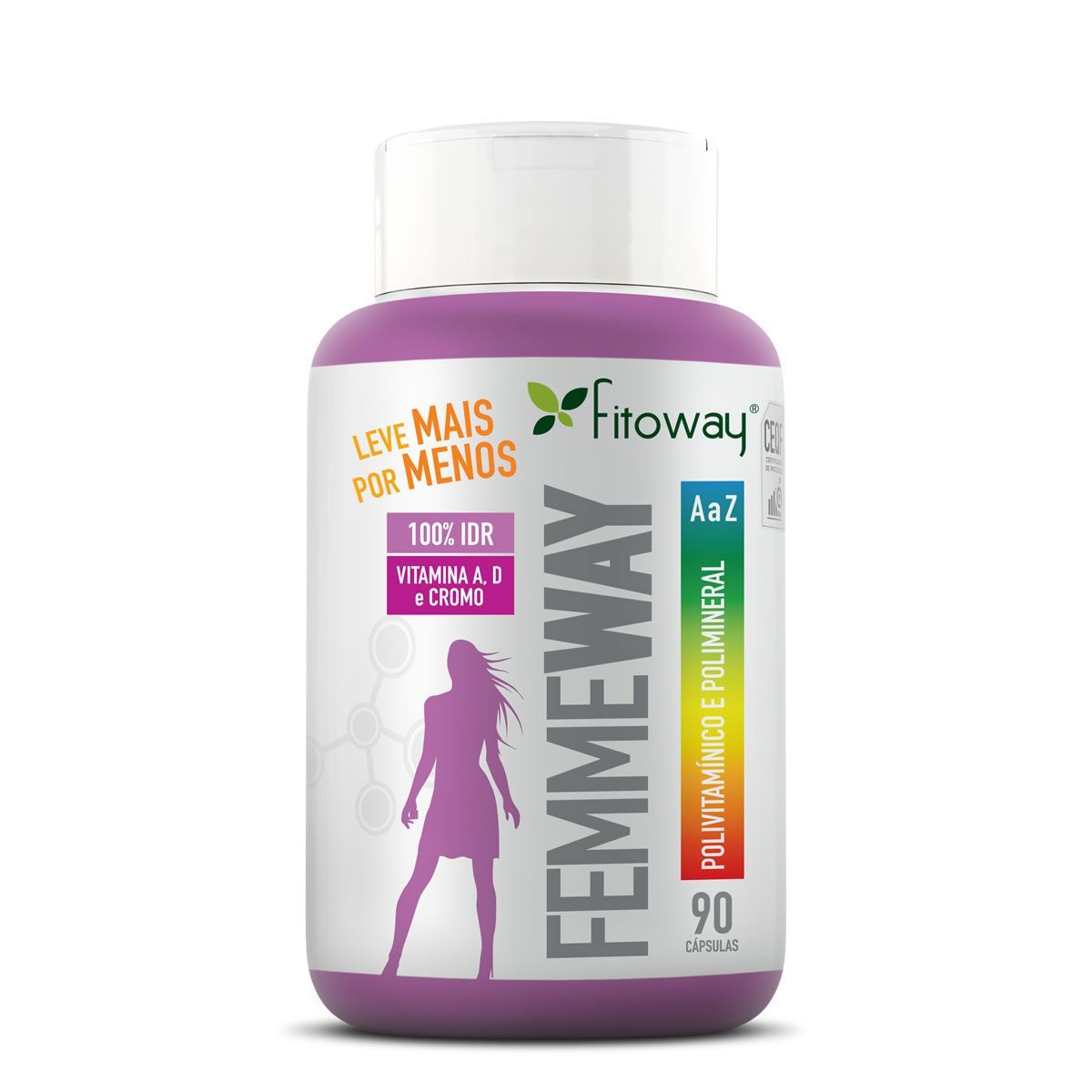 Femmeway Polivitam�nico - 90 C�psulas - Fitoway*** Data Venc. 30/12/2022