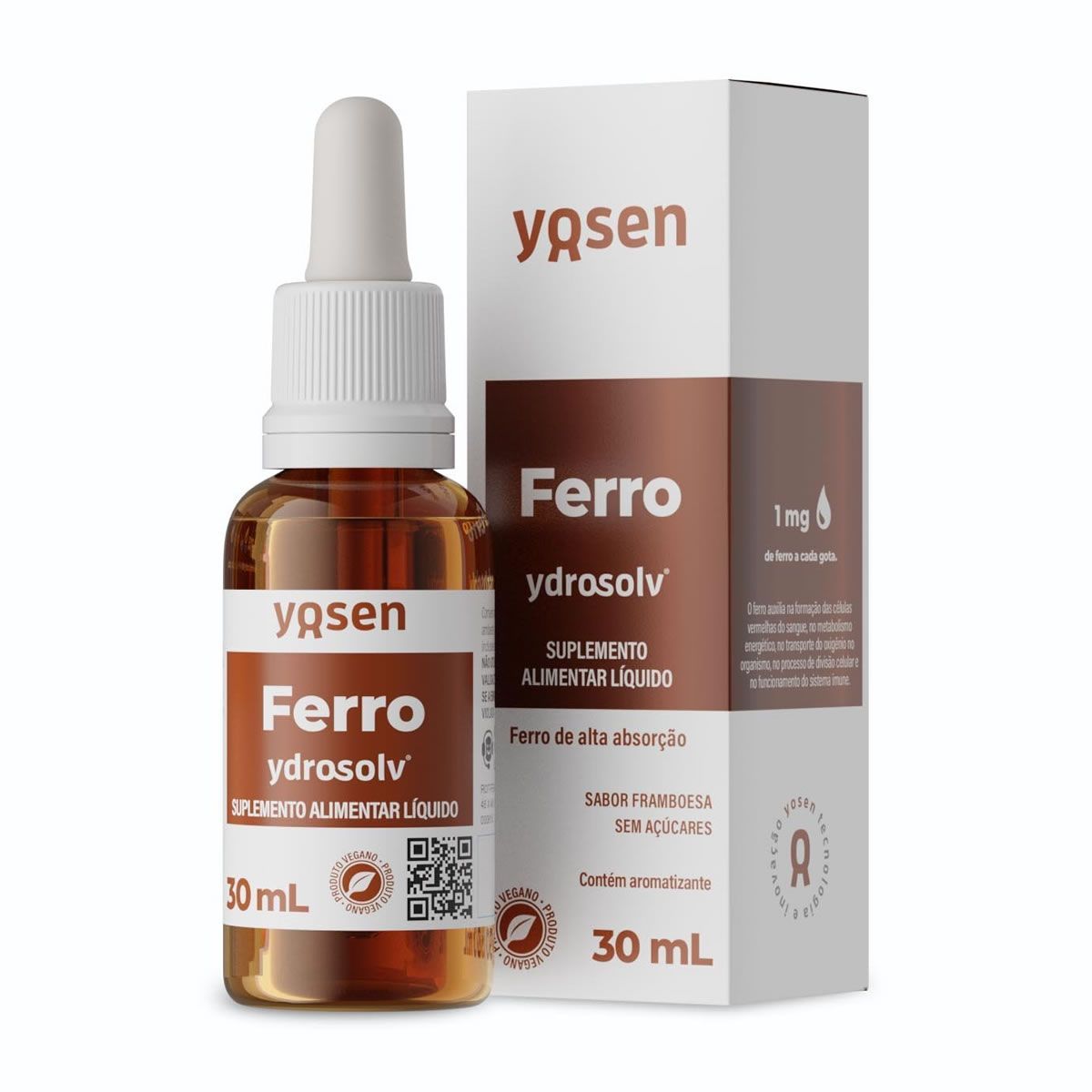 Ferro Ydrosolv - 30ml Framboesa - Yosen