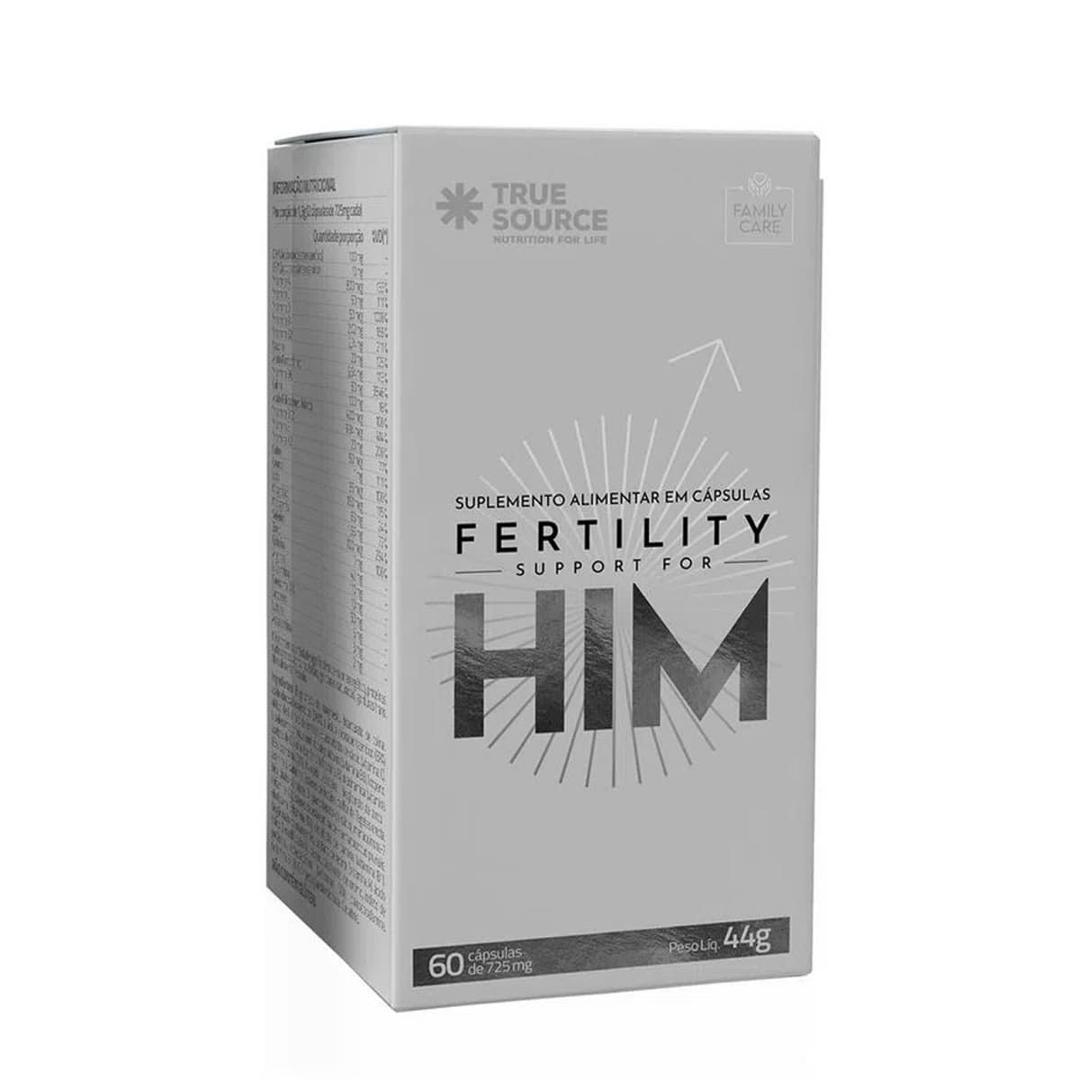 Fertility Support For Him - 60 C�psulas - True Source