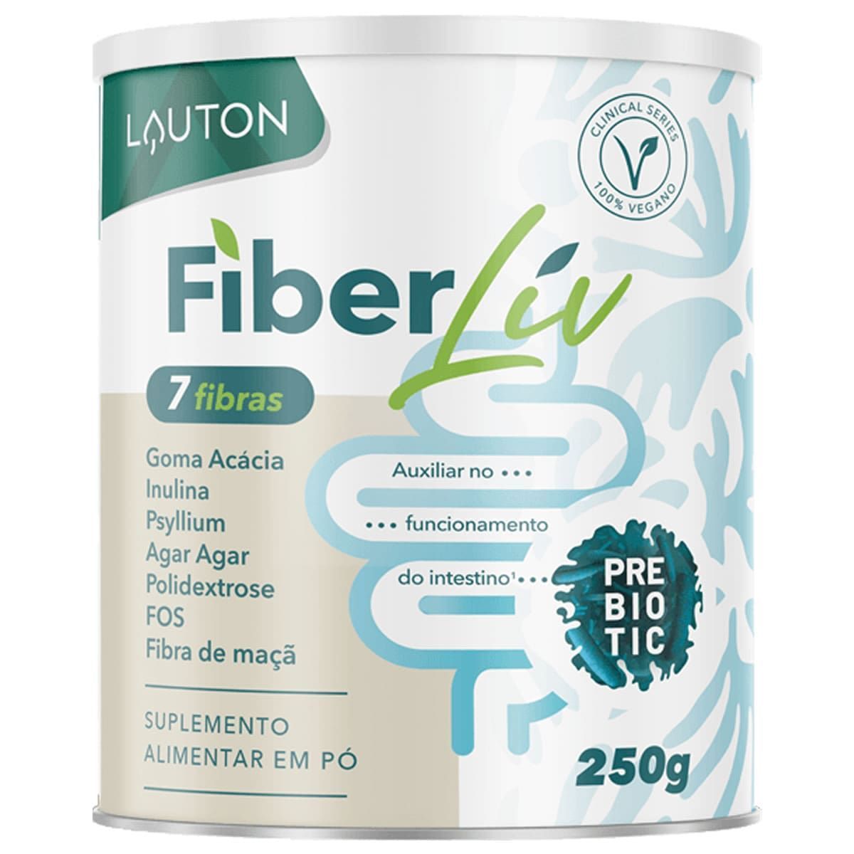 Fiberliv 7 Fibras - 250g Sem Sabor - Lauton Nutrition