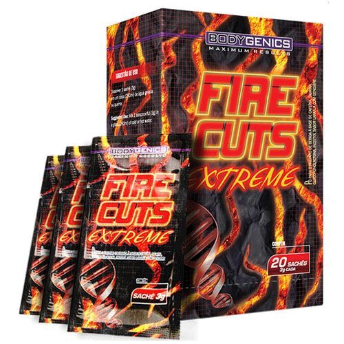 Fire Cuts Extreme - Caixa com 20 unidades - Bodygenics