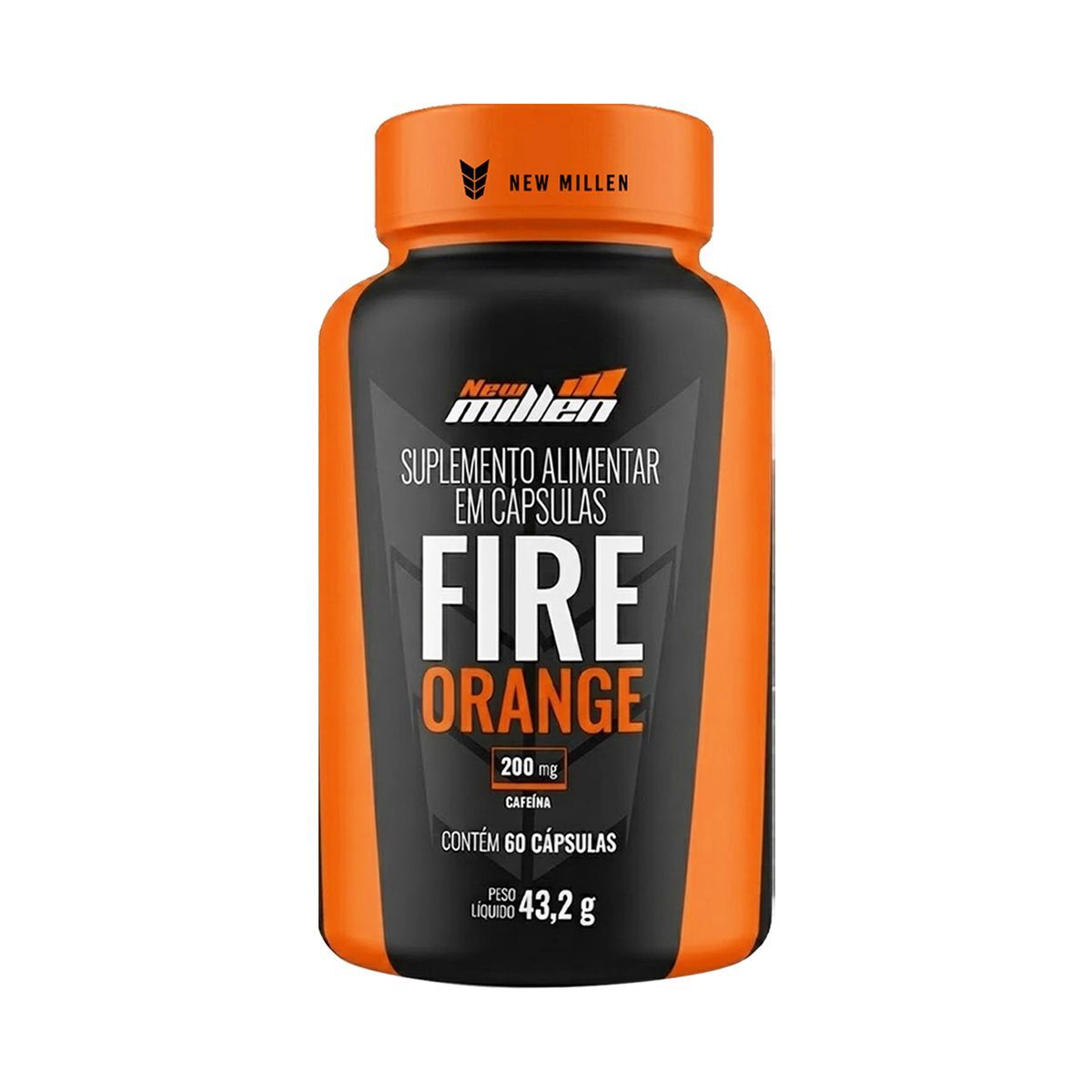 Fire Orange 200mg - 60 C�psulas - New Millen
