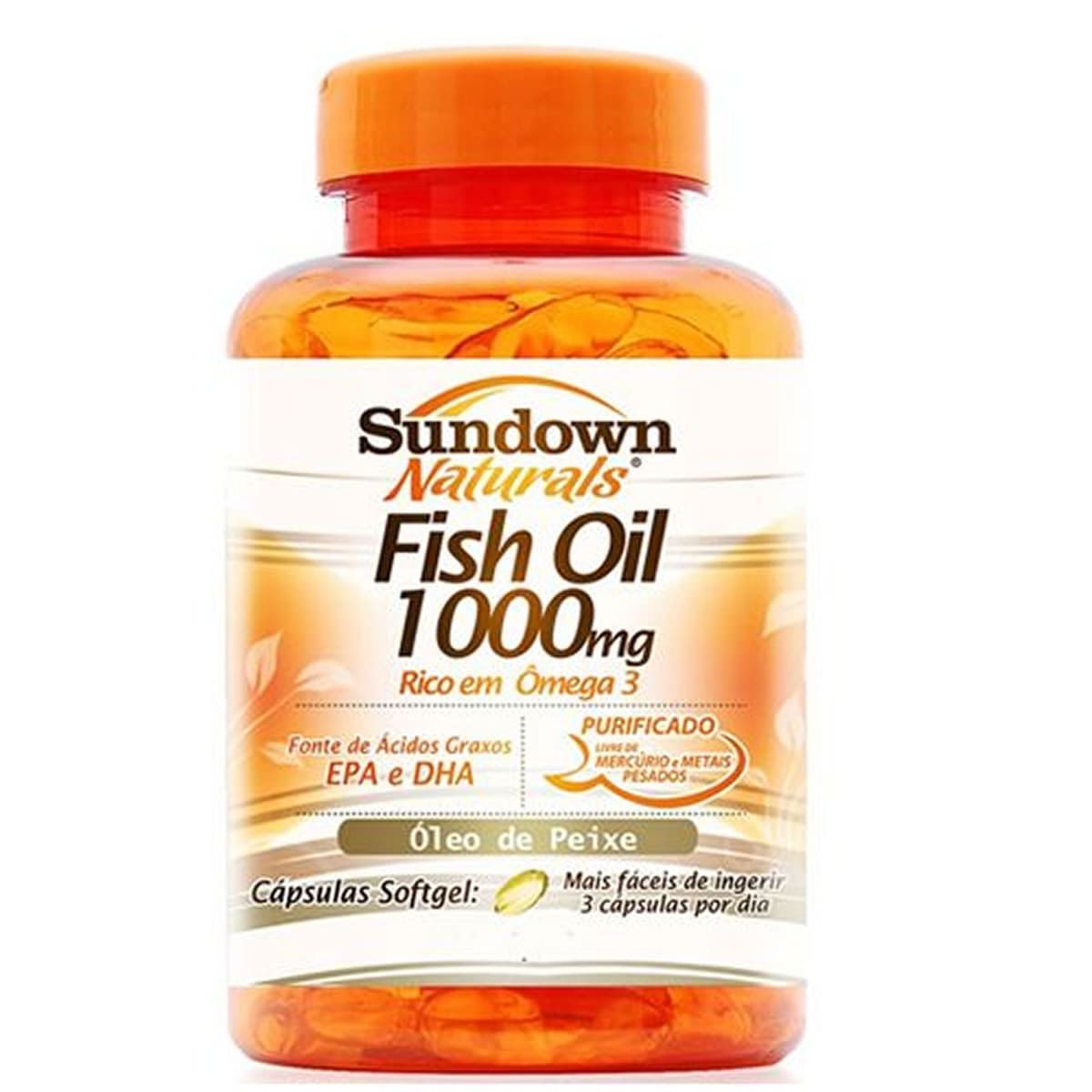 Fish Oil 1000mg - 180 C�psulas - Sundown