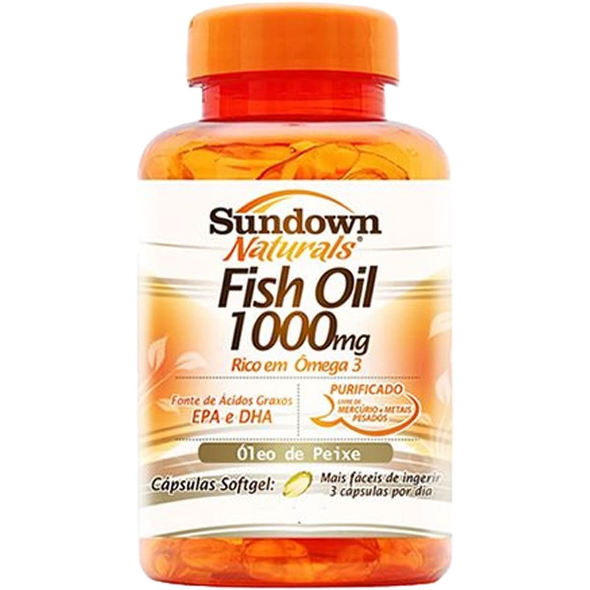 Fish Oil 1000mg - 60 C�psulas - Sundown