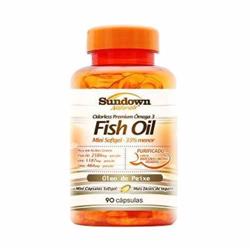 Fish Oil Odorless 1290 Mg - 90 C�psulas - Sundown