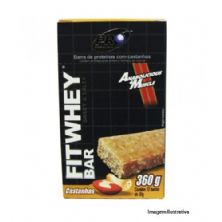 Fit Whey Bar - 12 Unidades - 30g - Sabor Castanha - Probi�tica
