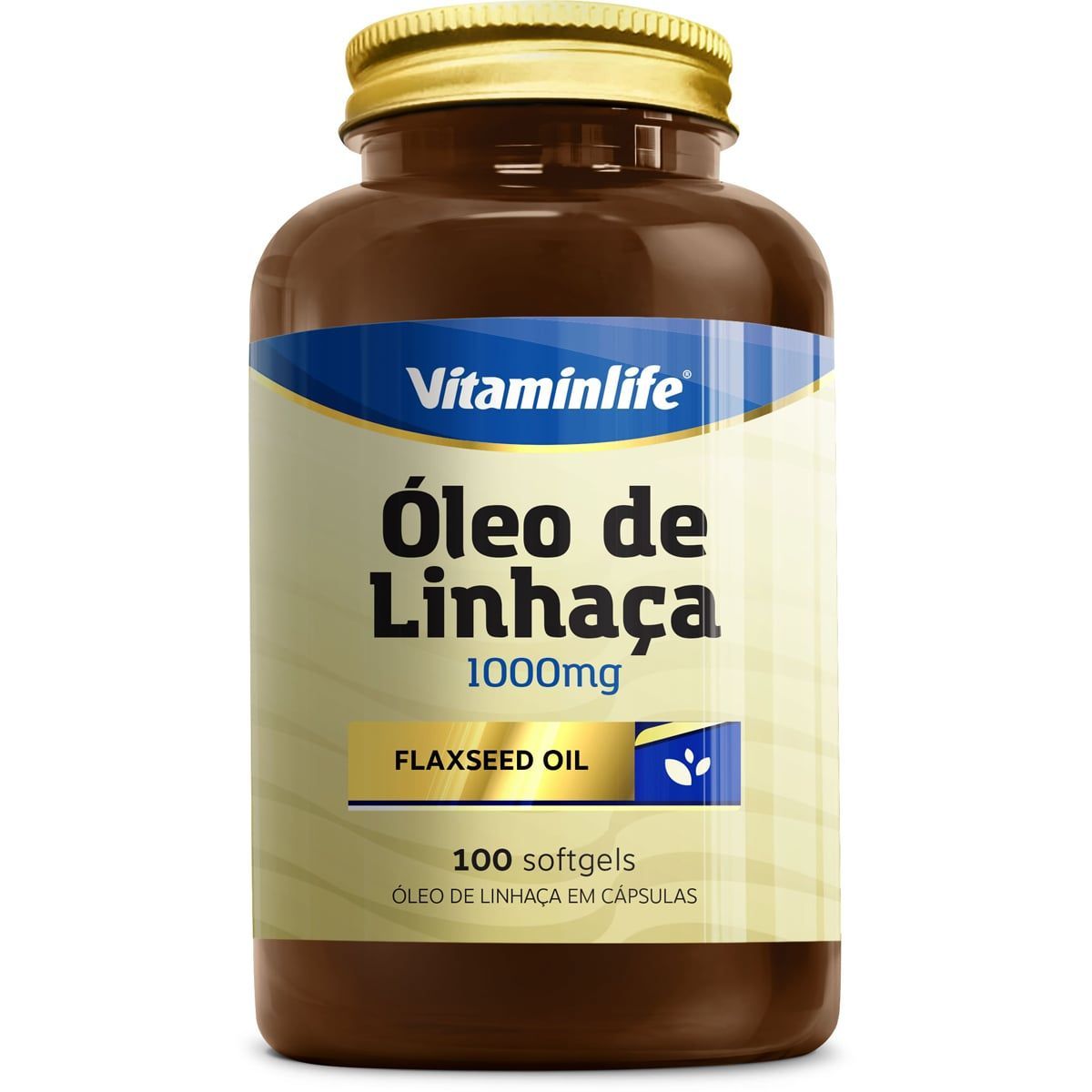 �leo de Linha�a 1000mg - 100 C�psulas - Vitaminlife