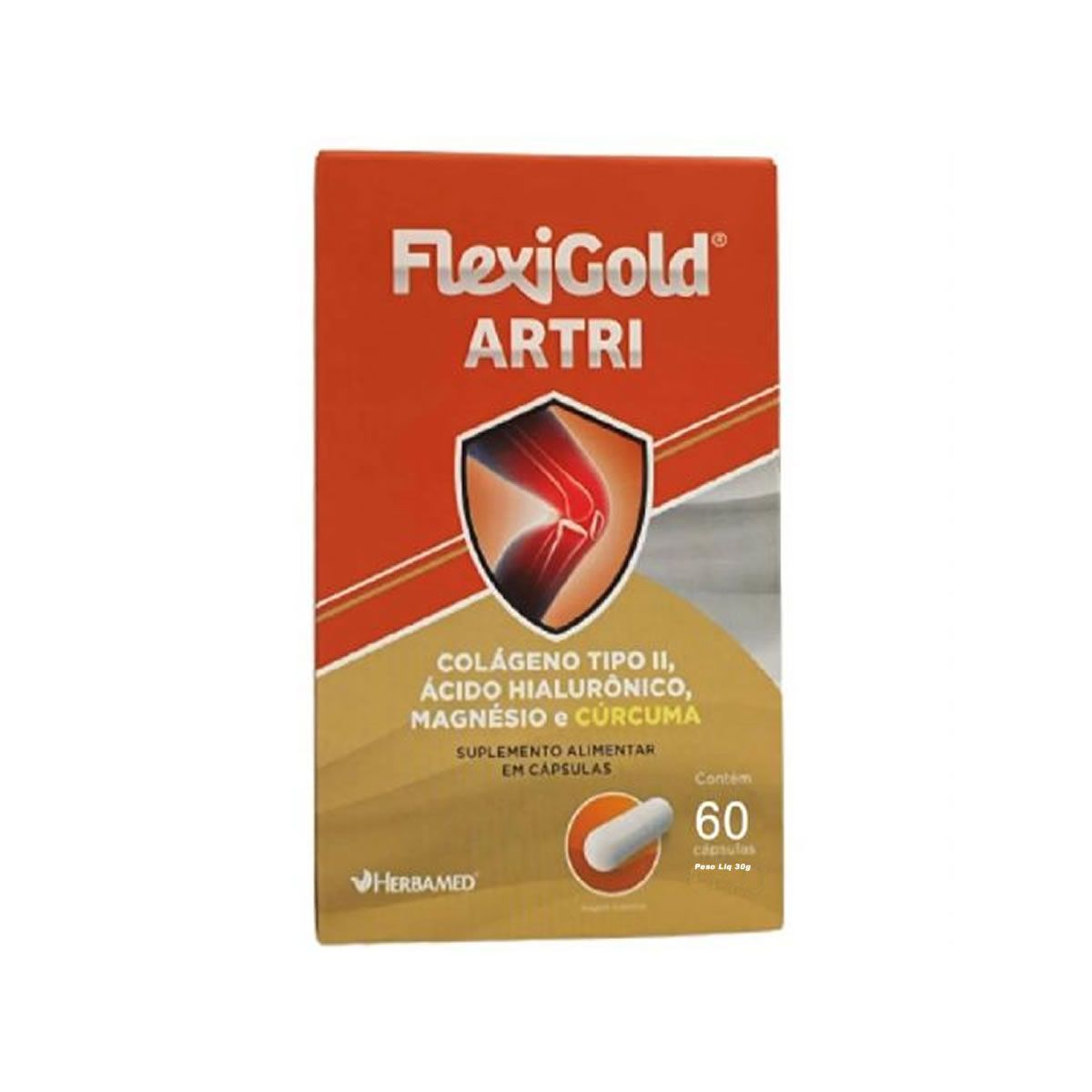 Flexigold Artri - 60 C�psulas - Herbamed
