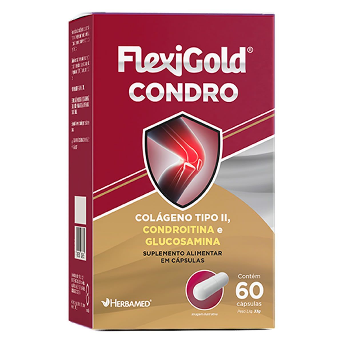 Flexigold Condro - 60 C�psulas - Herbamed