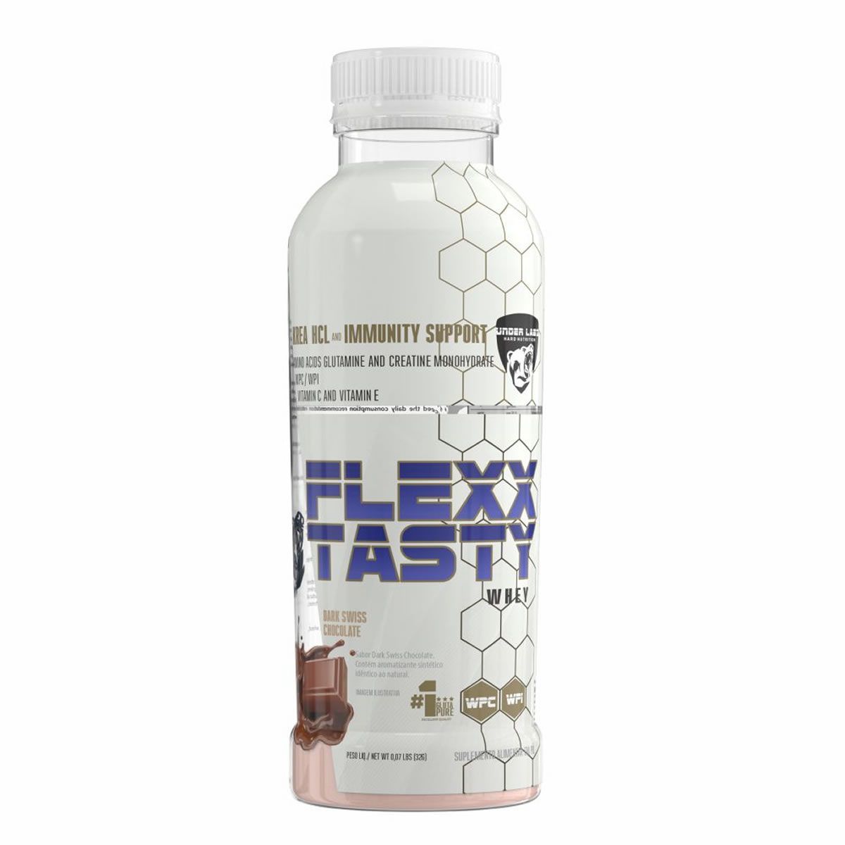 Flexx Tasty - 1 Unidade 32g Dark Swiss Chocolate- Under Labz*** Data Venc. 30/01/2025