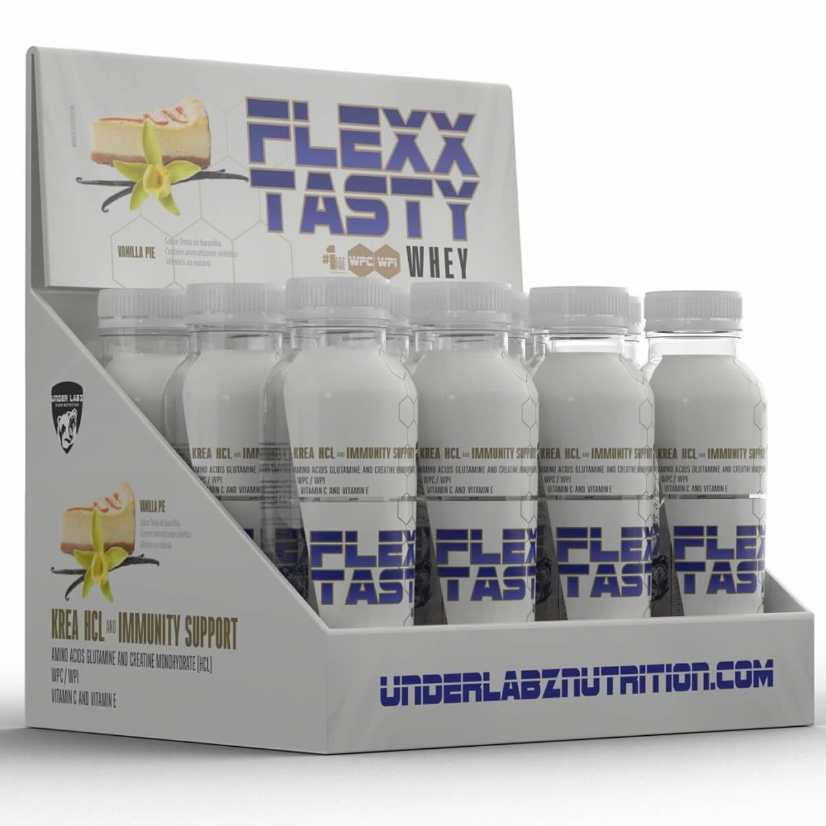 Flexx Tasty - 12 Unidades 32g Vanilla Pie - Under Labz