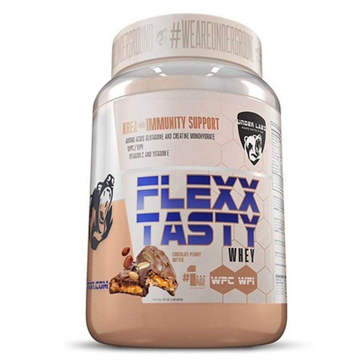Flexx Tasty Whey - 907g Chocolate Peanut Butter - Under Labz