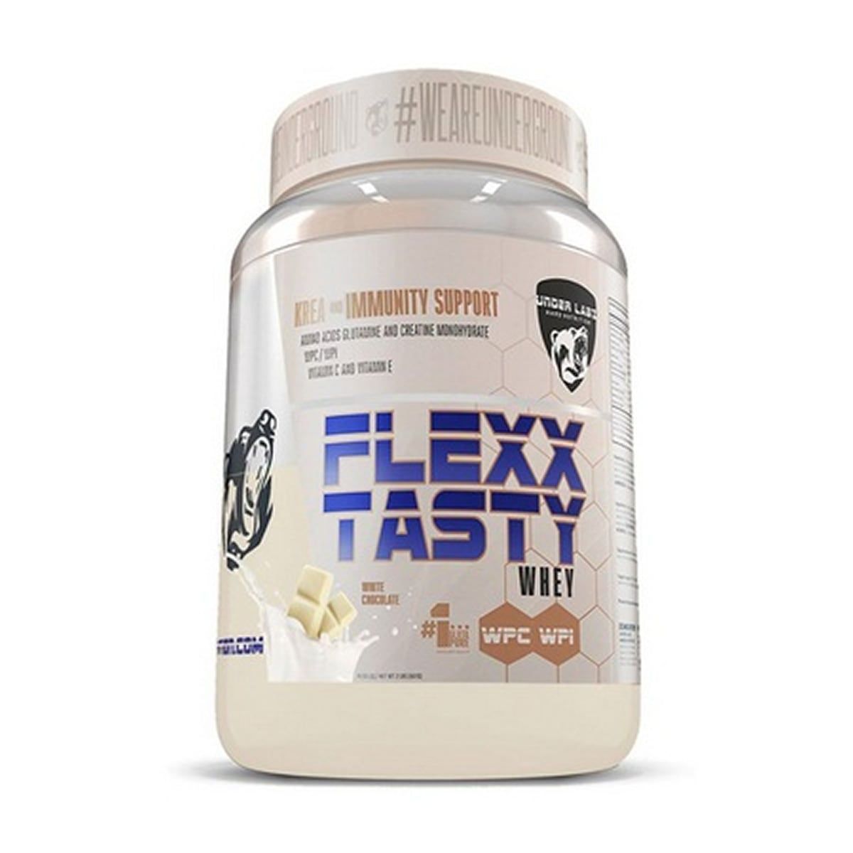 Flexx Tasty Whey - 907g White Chocolate - Under Labz