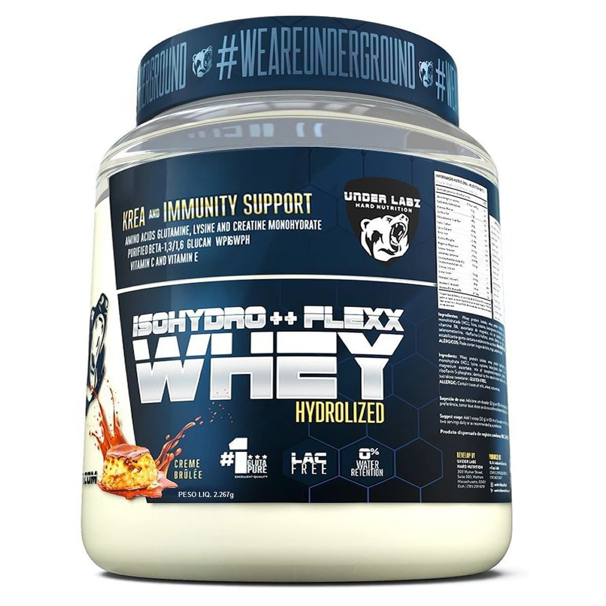 Flexx Whey Isohydro++ - 2.267g Cr�me Br�l�e - Under Labz