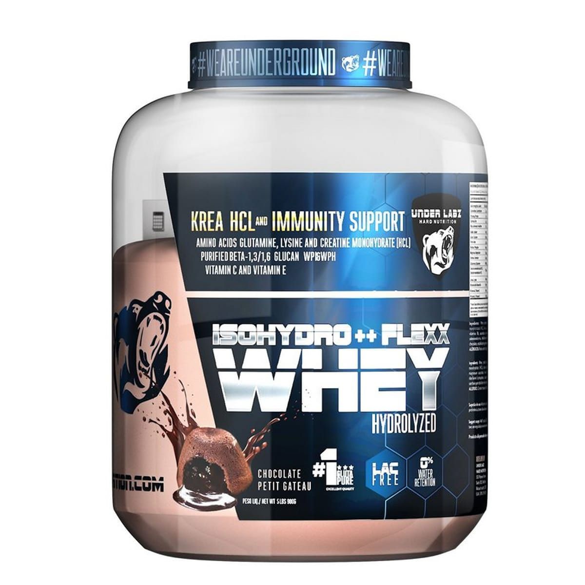 Flexx Whey Isohydro++ - 2.267g Petit Gateau Chocolate - Under Labz