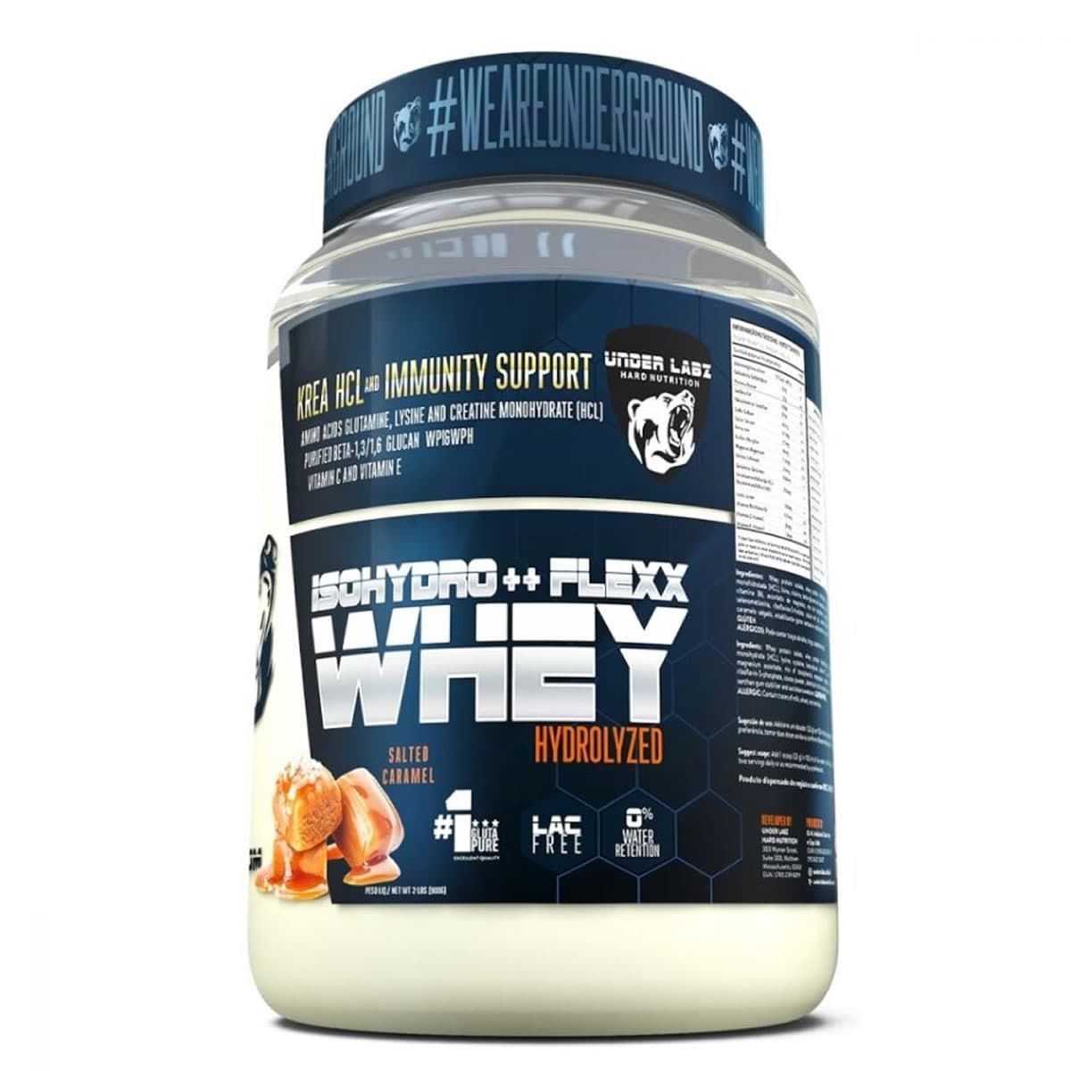 Flexx Whey Isohydro++ - 900g Salted Caramel - Under Labz