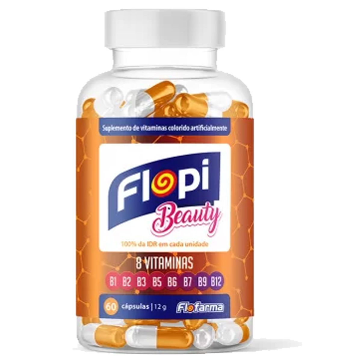 Flopi Beauty Complexo B - 60 C�psulas - Flofarma*** Data Venc. 30/6/23