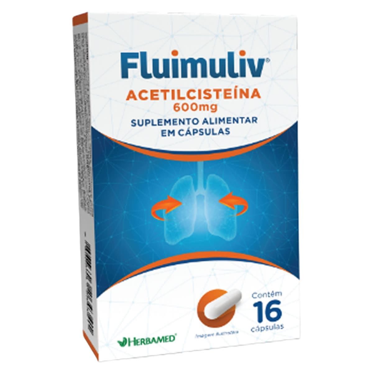Fluimuliv - 16 C�psulas - Herbamed