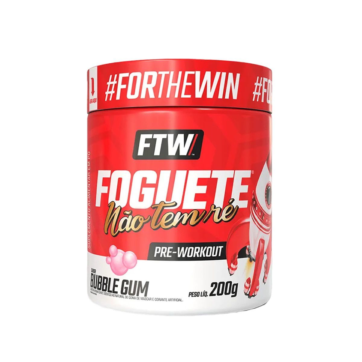 Foguete N�o Tem R� - 200g Bubble Gum - FTW